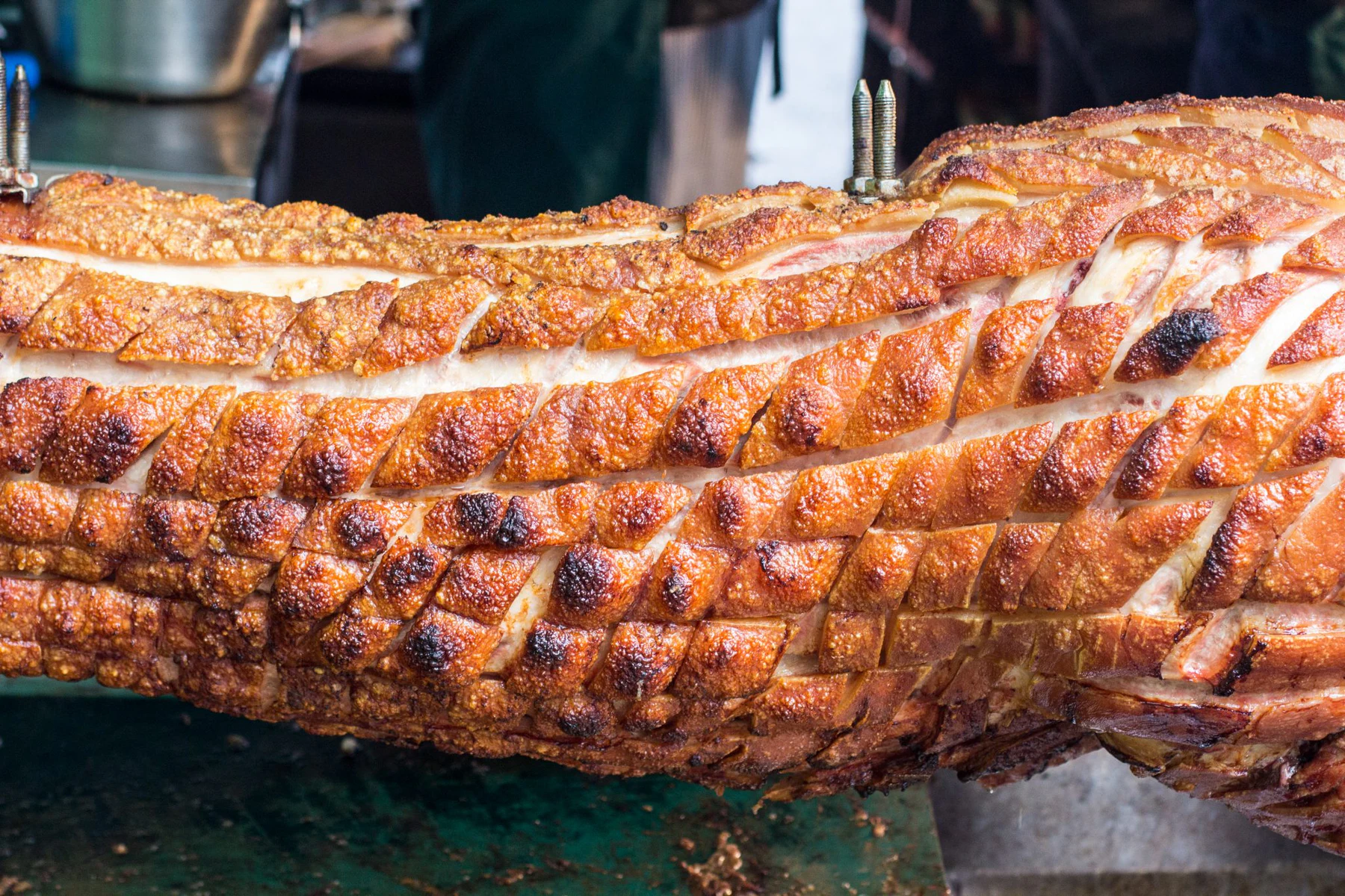 Roast pig menu option