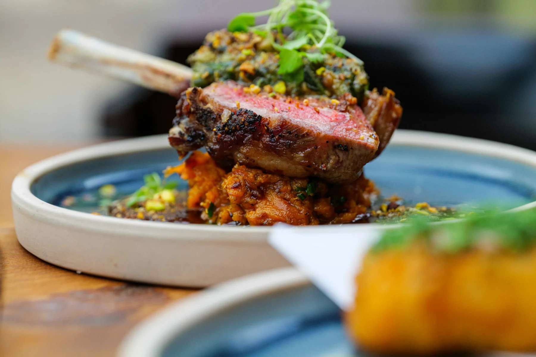 Conventional wedding menu dish
