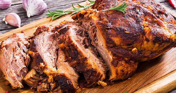 Hog roast wedding menu
