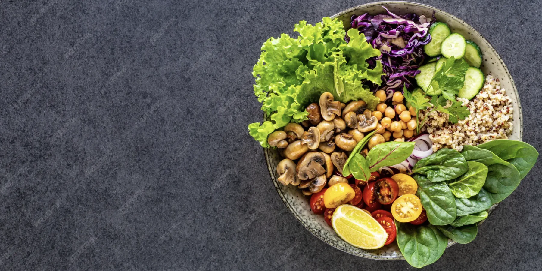 Vegan wedding menu dish