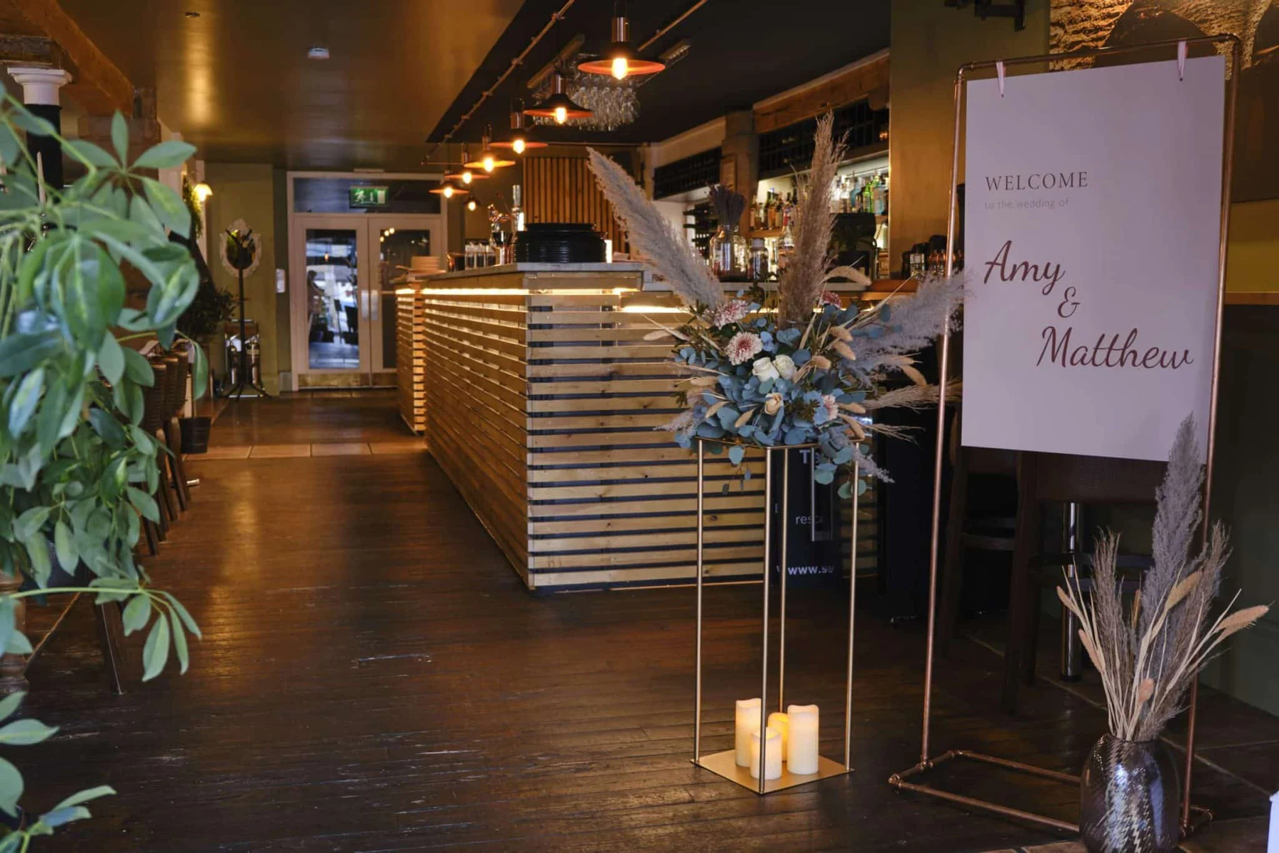 Season Quayside wedding table detail